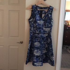 Stripes and Flowers Dress